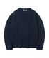 소프트코튼 드랍숄더 와플 니트 NAVY