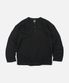 10S SOLID HENLEY NECK TEE _ BLACK