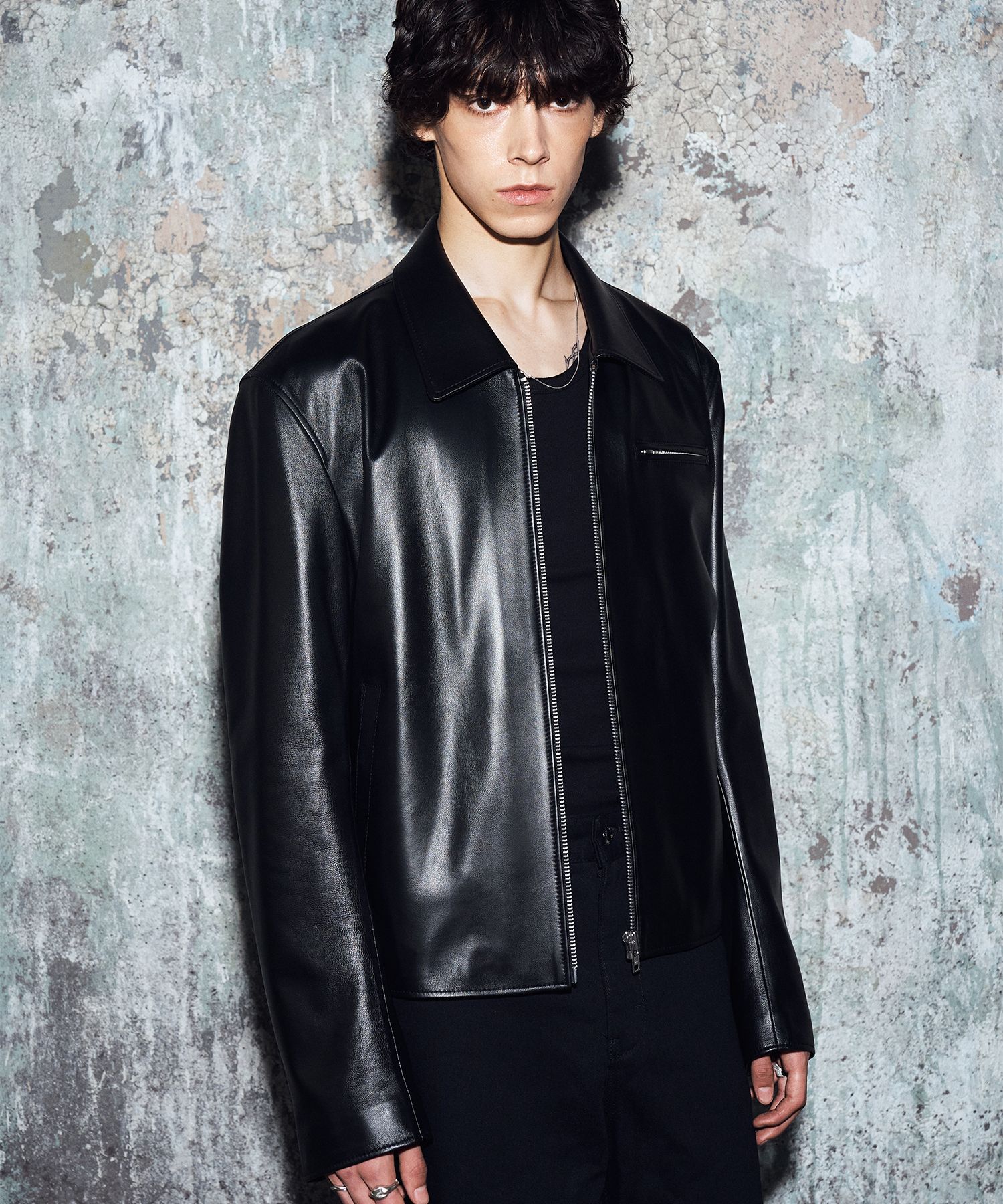 leather jacket | No.1 K-fashion Store MUSINSA