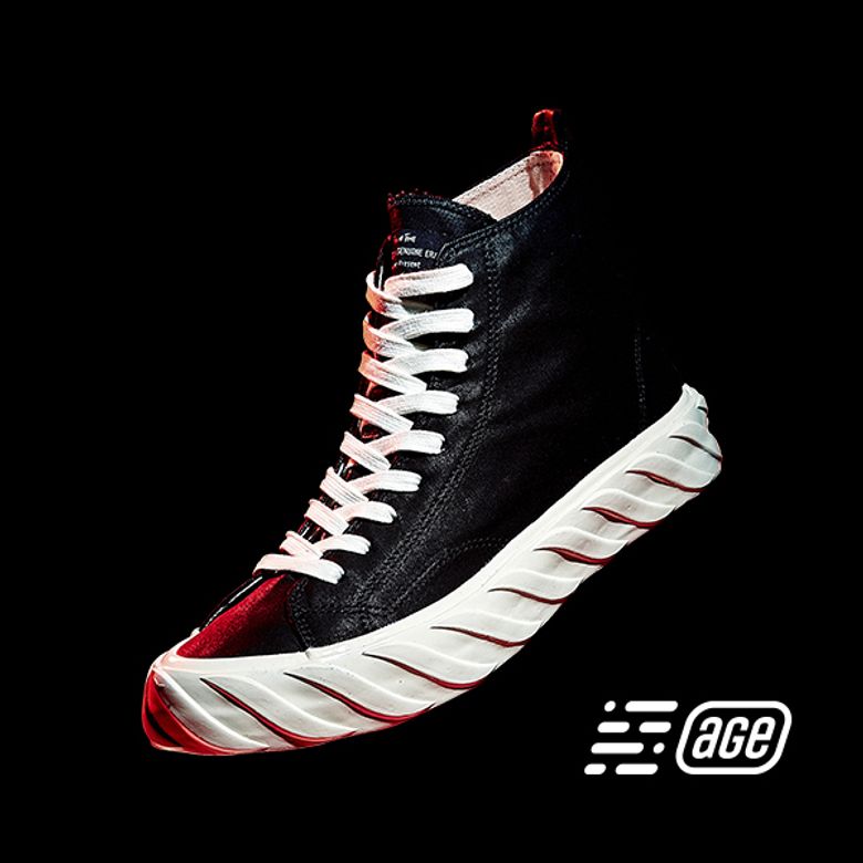 탑 스니커즈 AGE TOP SNEAKERS (AGFT-CR-TOP-BK013)