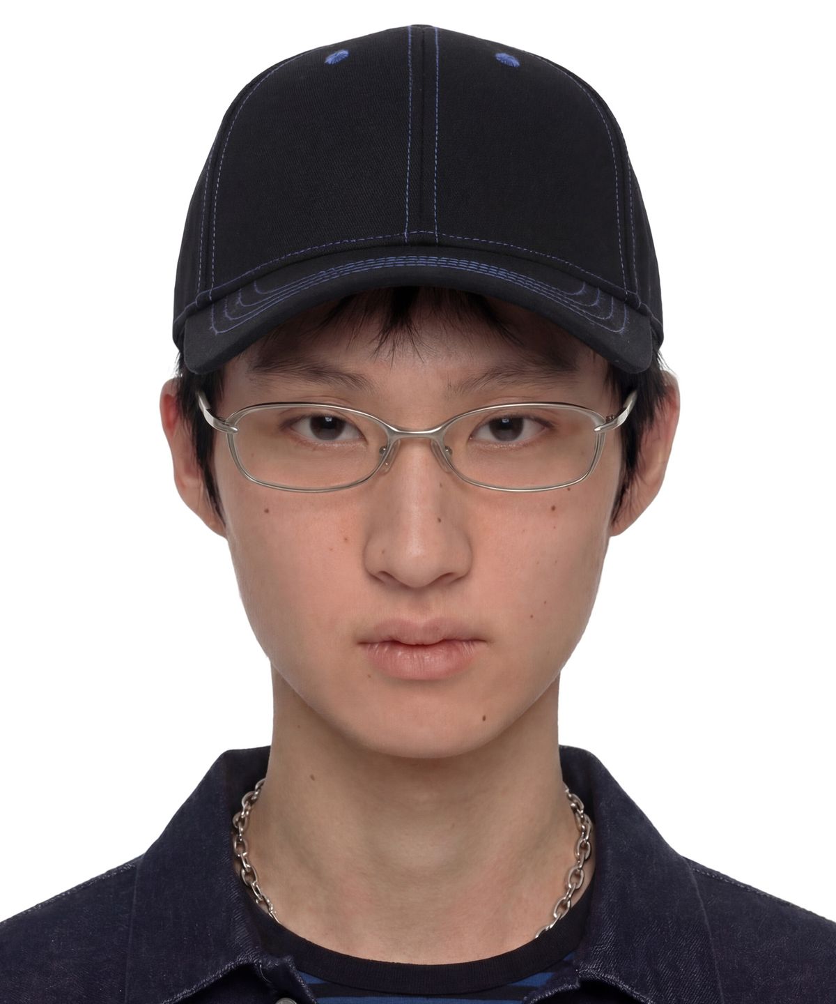 언더컨트롤(UNDERCONTROL) 코튼 스티치 볼캡 TECH PACK / OVER STITCH / BLUE WRAP