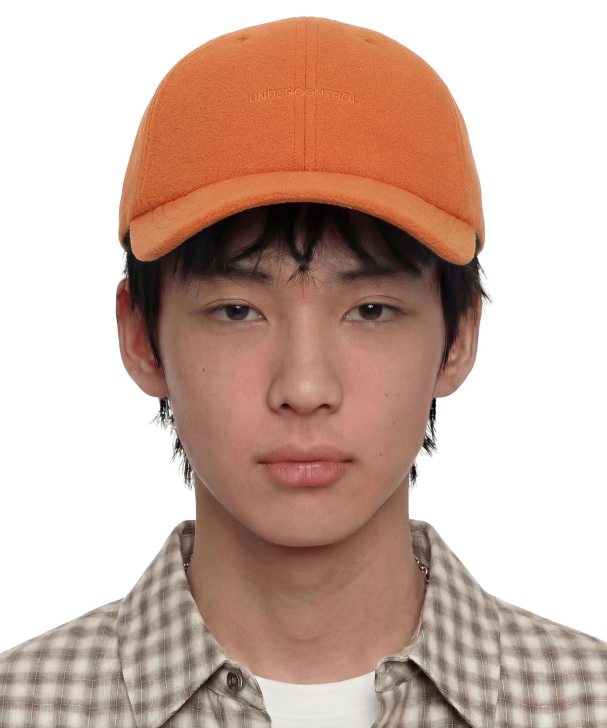 언더컨트롤(UNDERCONTROL) 겨울 플리스 볼캡 U LOGO / POLAR FLEECE / SUNNY ORANGE