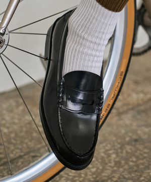 남성용 PU 페니로퍼 HS-6550_BLACK