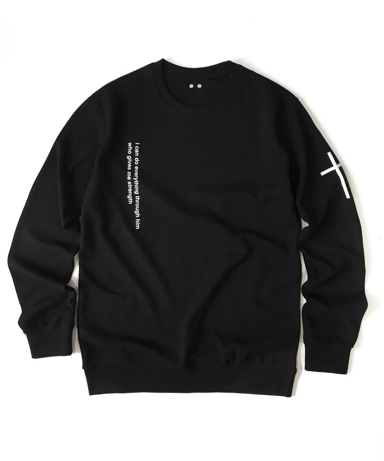 [이치니] ichiny yn-a1 sweatshirt black 맨투맨