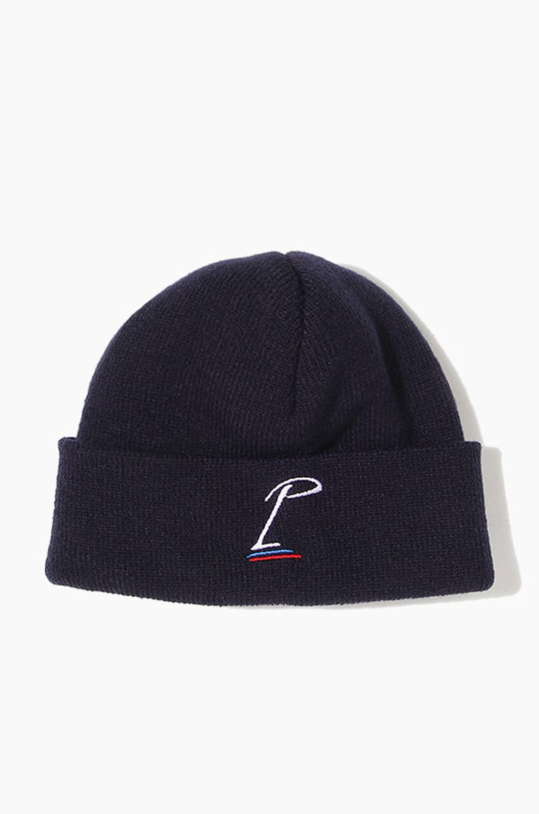 P Logo Beanie Navy