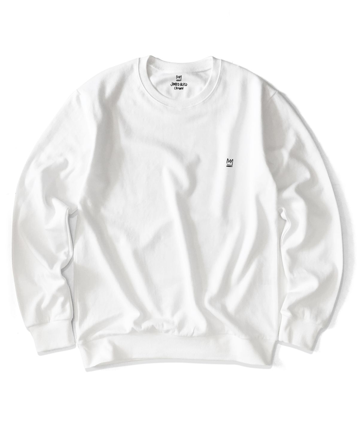 지미코 브리코(JIMIKO BLICO) JK crown x sweatshirt white 맨투맨