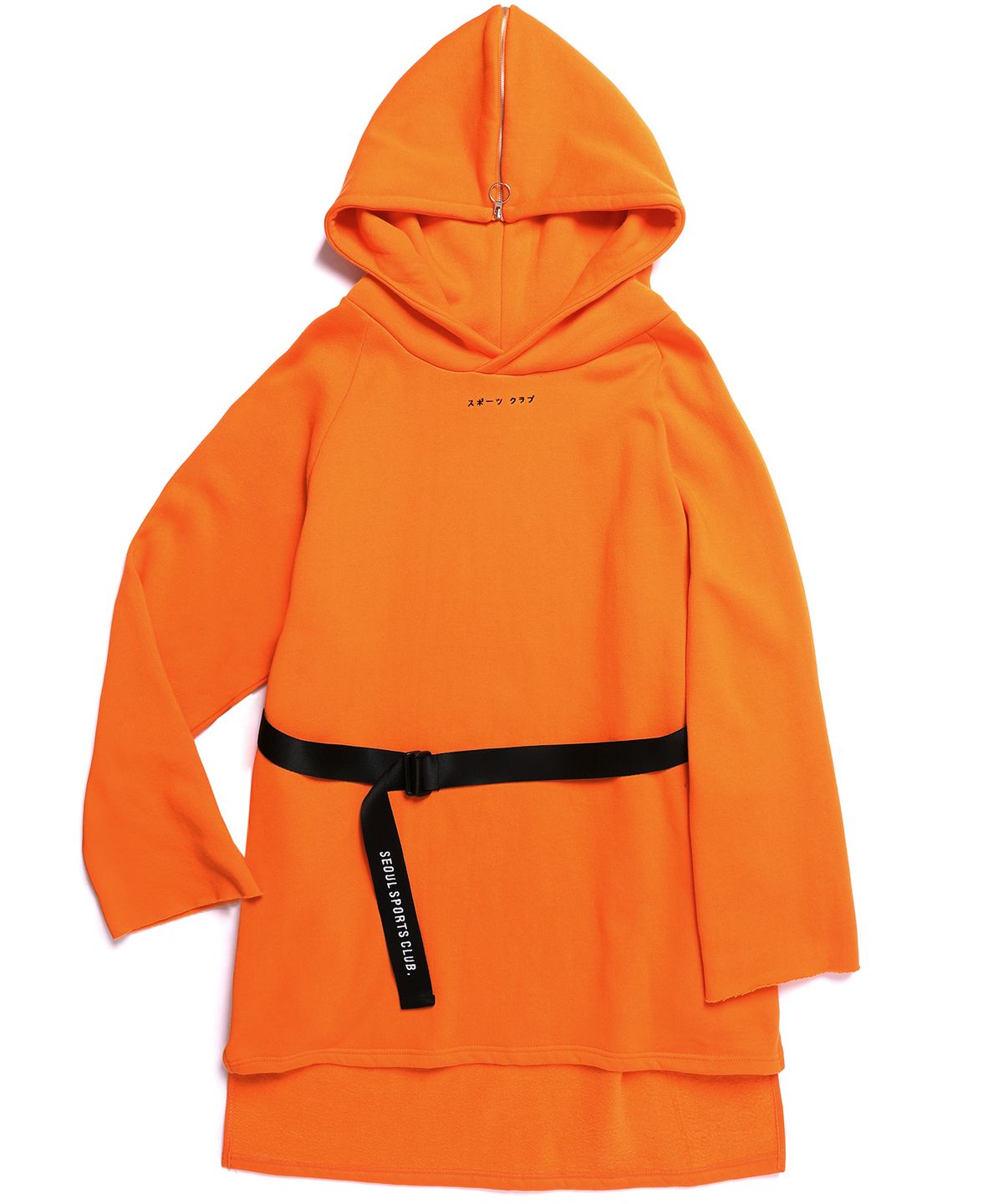 피피피(P.P.P) RAW SAILOR LONG HOODIE (ORANGE)
