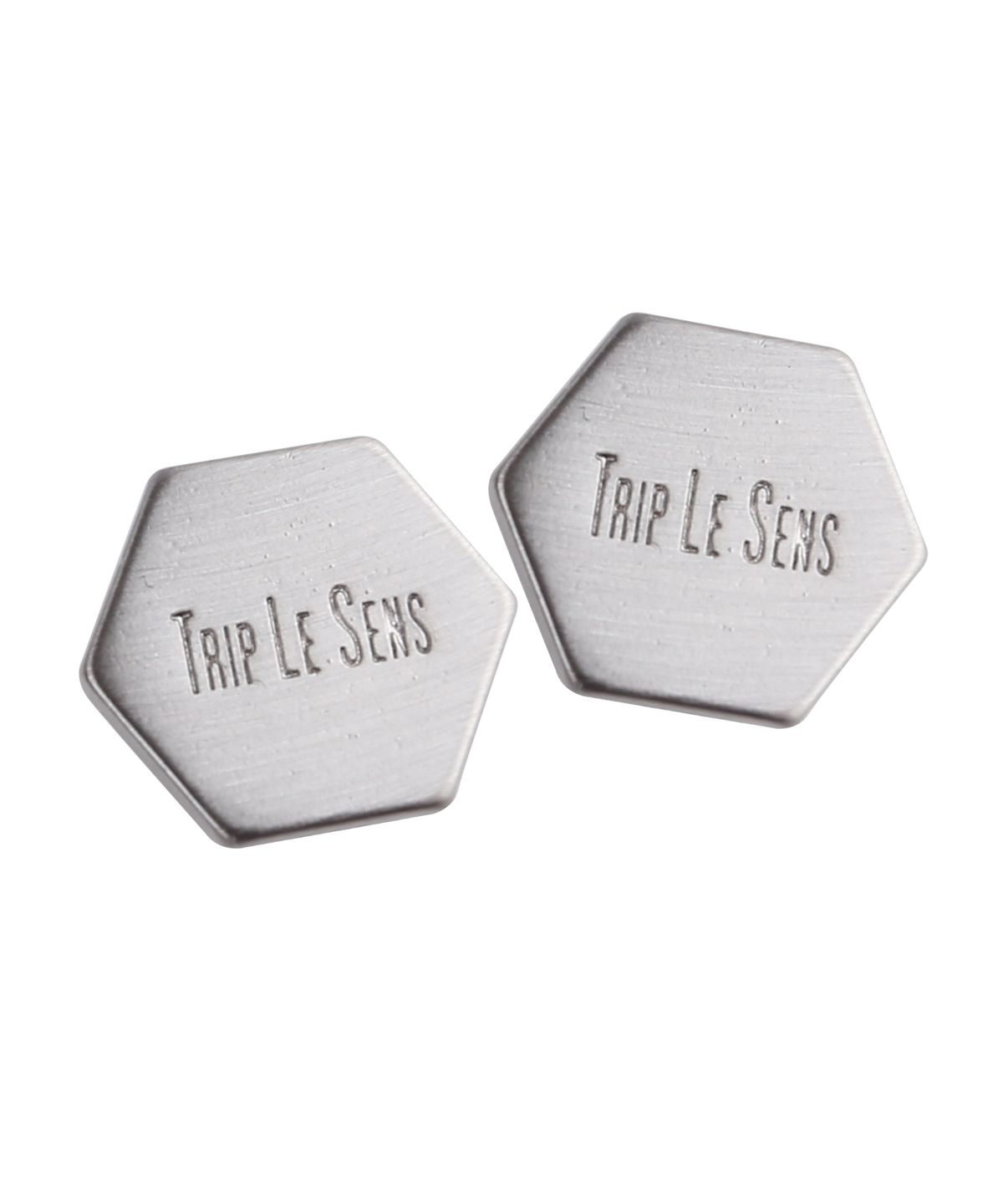 트립르센스(TRIP LE SENS) HEXAGON PIN BUTTON SET SILVER