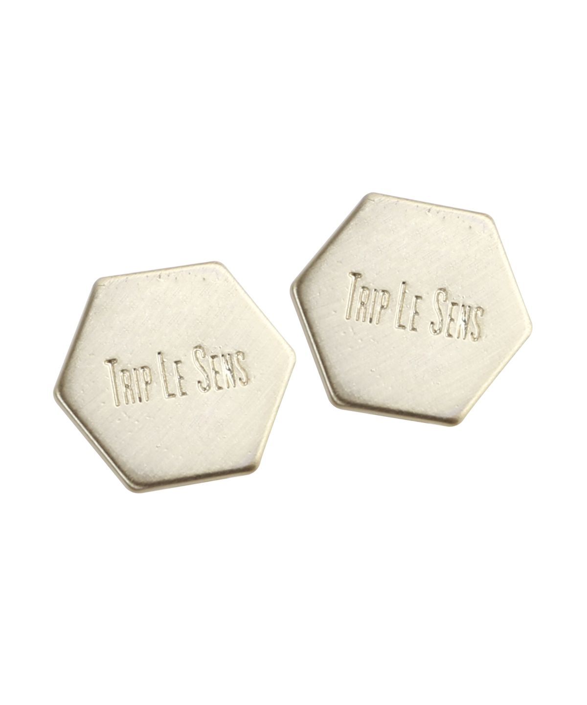 트립르센스(TRIP LE SENS) HEXAGON PIN BUTTON SET GOLD