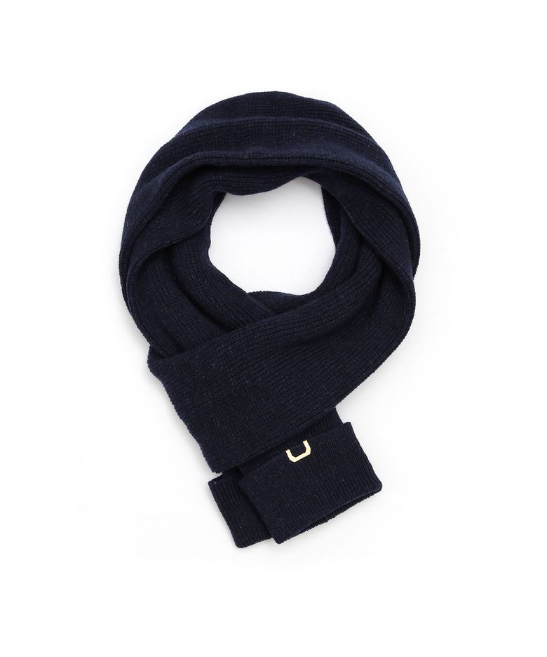 겨울 머플러 SLEEVE MUFFLER / LAMBS WOOL / HT NAVY