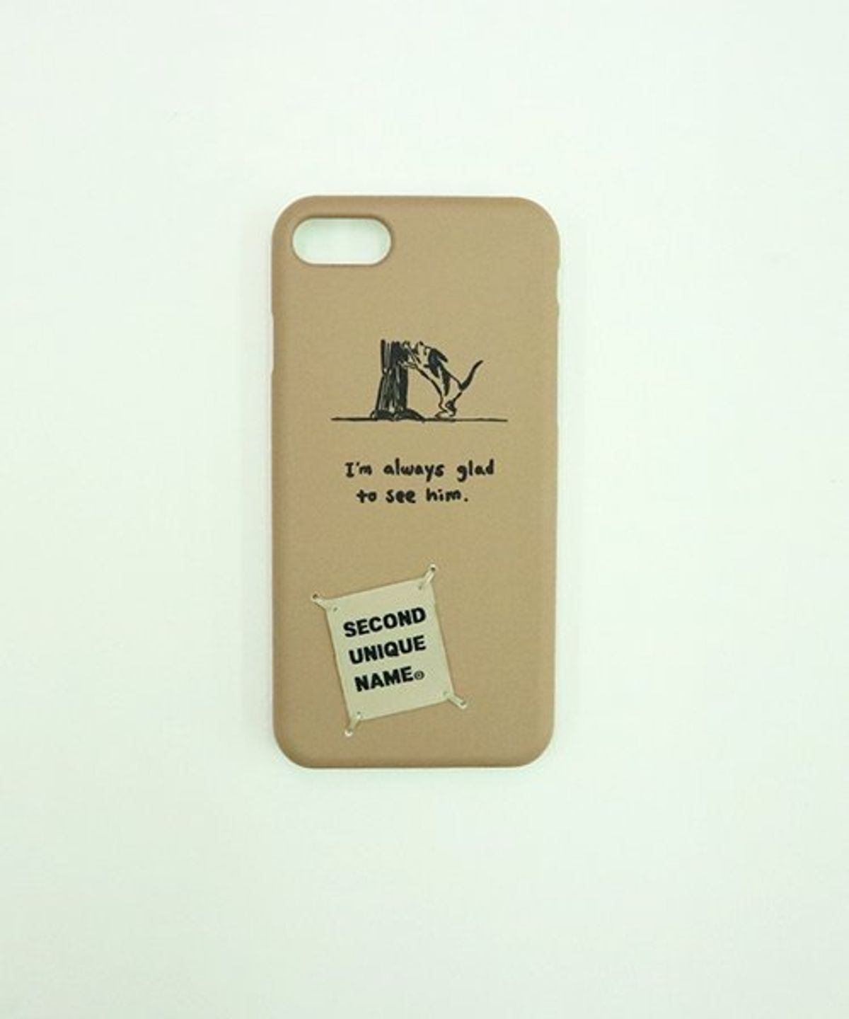 세컨드유니크네임(SECOND UNIQUE NAME) SUN CASE GRAPHIC STORY OF FALL COFFEE BEIGE (BEIGE TAG)