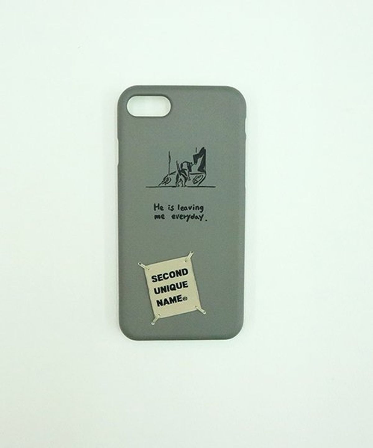 세컨드유니크네임(SECOND UNIQUE NAME) SUN CASE GRAPHIC STORY OF FALL WARMGRAY (BEIGE TAG)