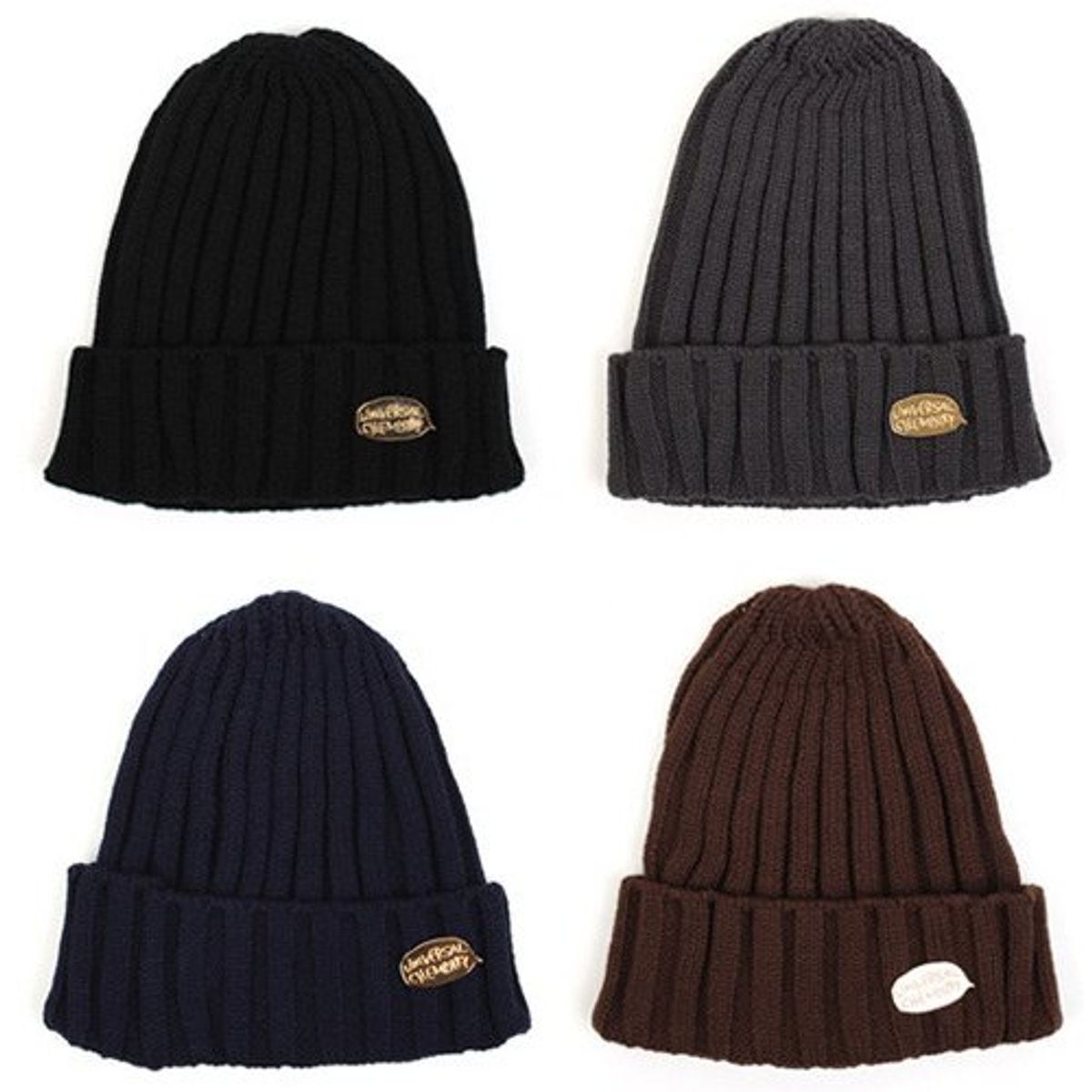 유니버셜 케미스트리(UNIVERSAL CHEMISTRY) Metal Logo Beanie 메탈로고비니