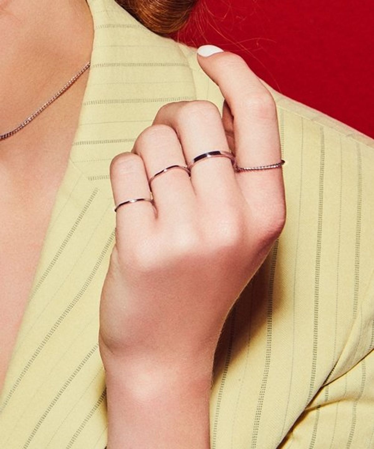 러브미몬스터(LOVE ME MONSTER) [Surgical_4 Set] Slim Surgical Rings
