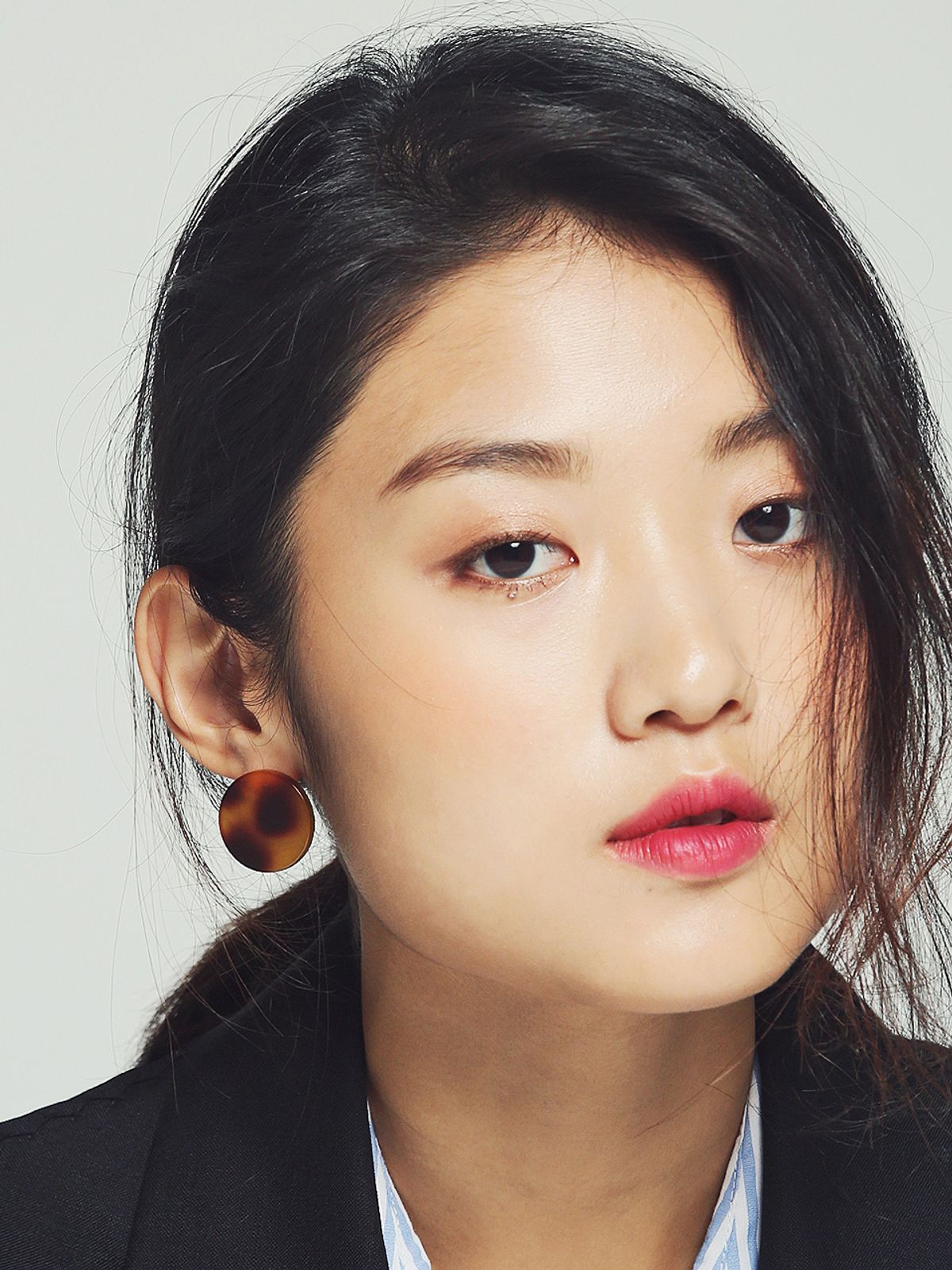 디토레(DITOLE) Heimish earrings Leopard earrings