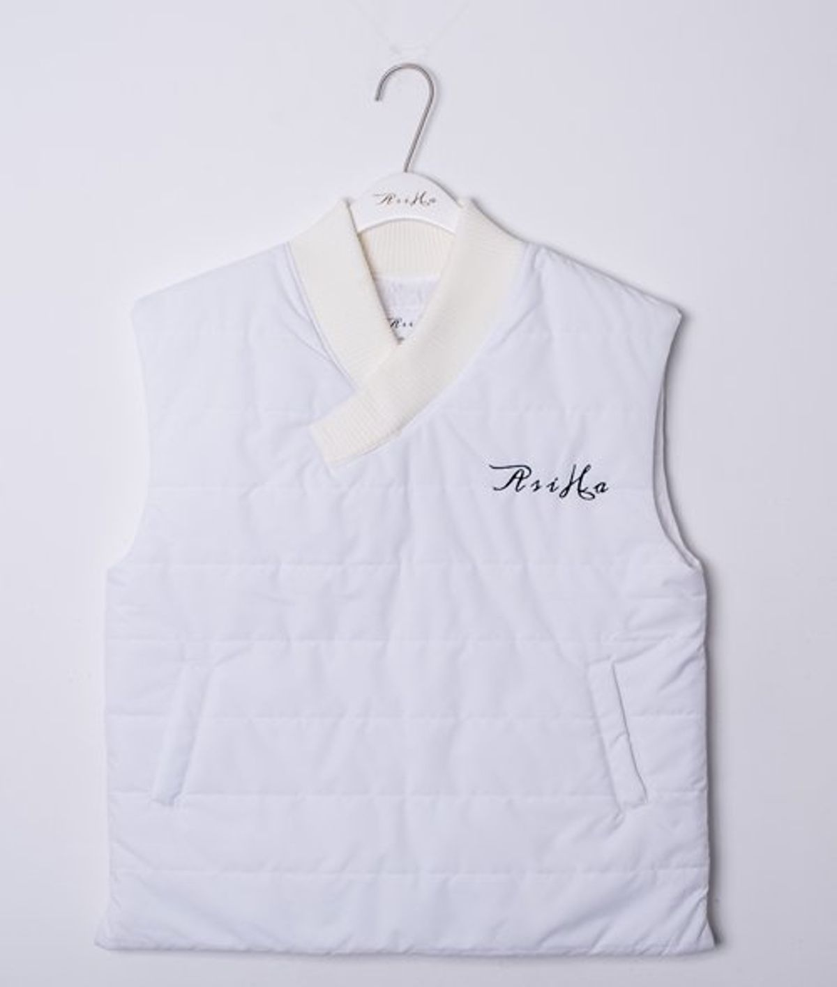 아시하(ASIHA) M [F/W] AsiHa 한복 조끼패딩 White