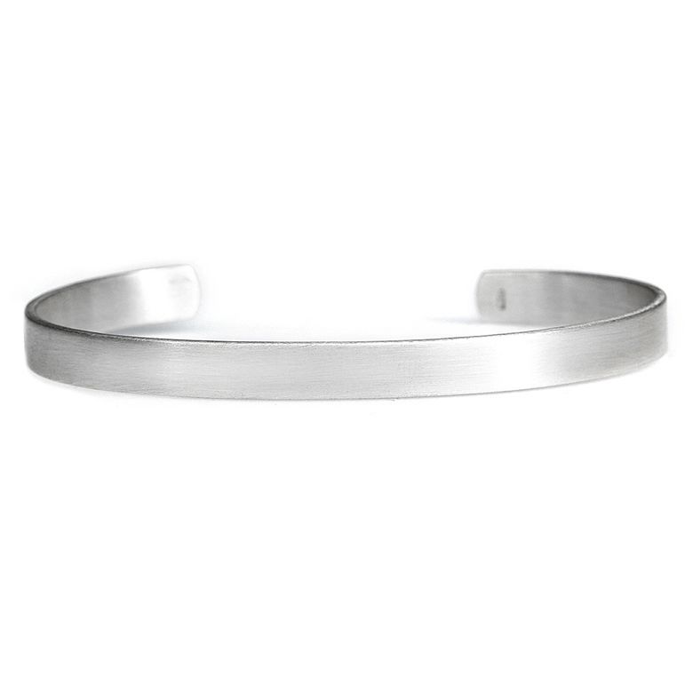 실버뱅글팔찌 ring my bell - simple wide silver bangle