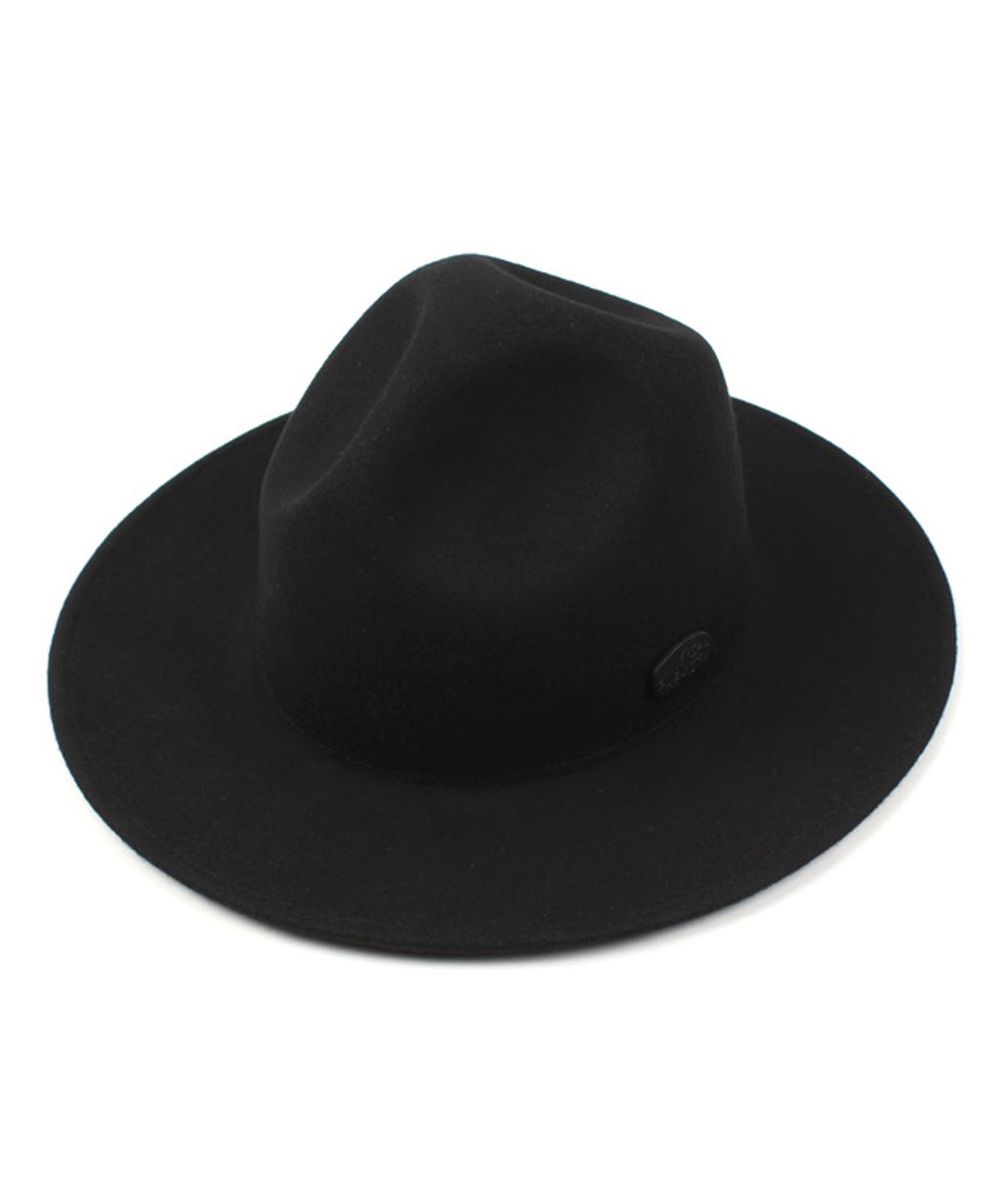 유니버셜 케미스트리(UNIVERSAL CHEMISTRY) Black Metal Logo Y Wool Fedora BK 메탈페도라