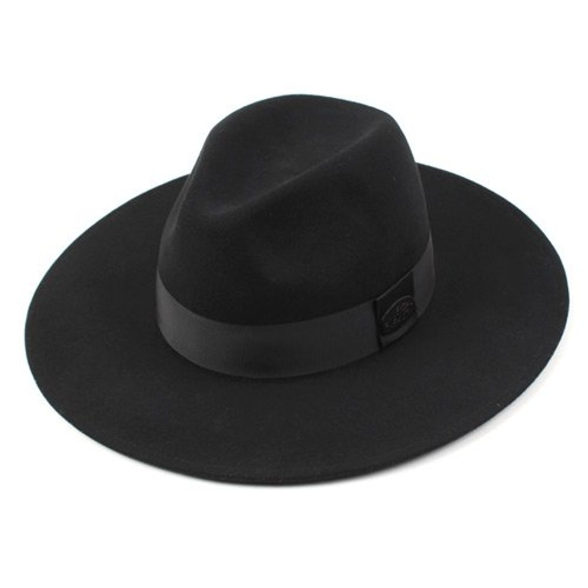 유니버셜 케미스트리(UNIVERSAL CHEMISTRY) Black Metal Line Wool Fedora BK  라인페도라