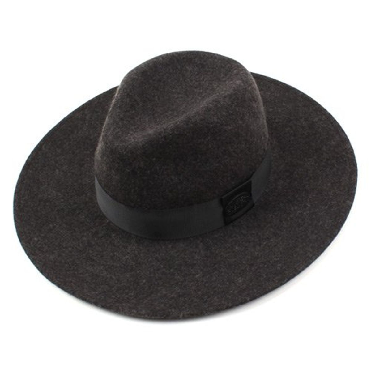 유니버셜 케미스트리(UNIVERSAL CHEMISTRY) Black Metal Line Wool Fedora GY  라인페도라