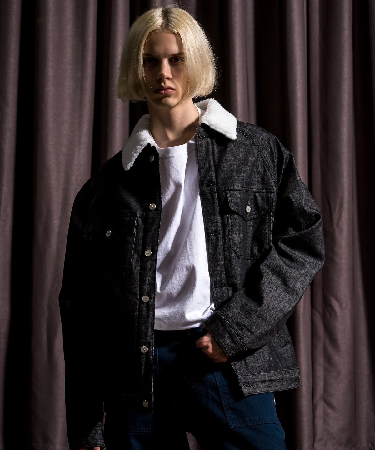 레이든(LAYDEN) BOA TRUCKER JACKET-BLACK