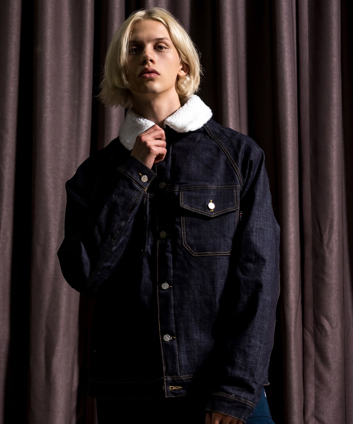 레이든(LAYDEN) BOA TRUCKER JACKET-INDIGO