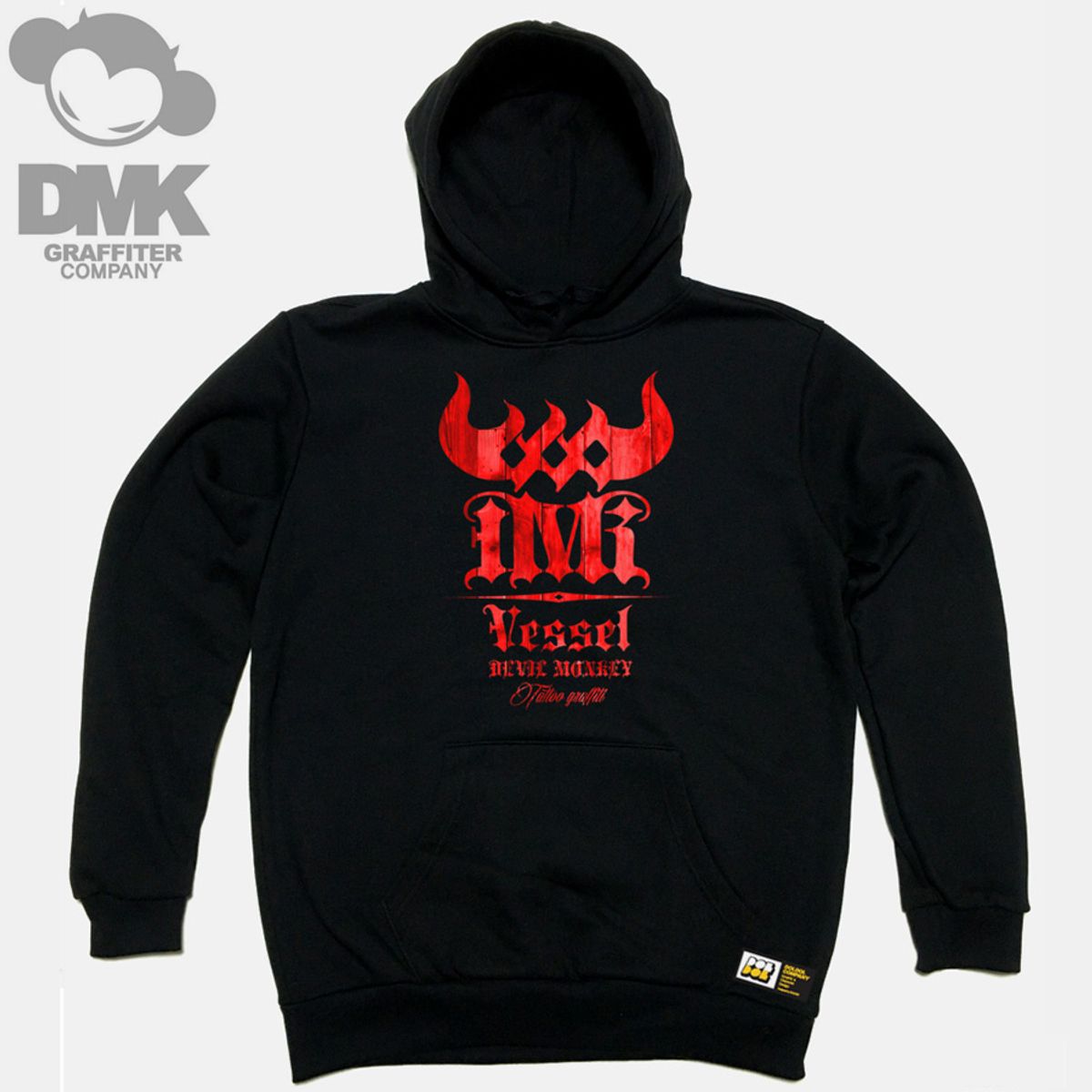 돌돌(DOLDOL) DMK_HOODY_01 그래피티 아티스트 데빌몽키 dmk 캐릭터 후드티 후디