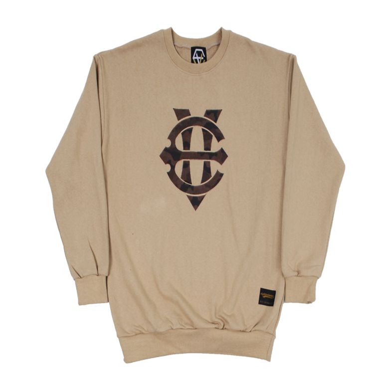 EV Emblem Crewneck(Beige)