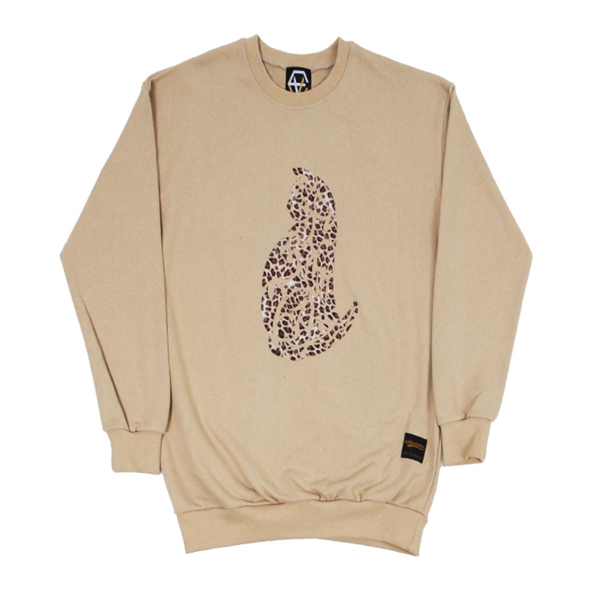 에잇볼륨(EIGHTVOLUME) EV Reopard Crewneck (Beige)