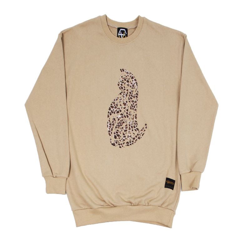 EV Reopard Crewneck (Beige)