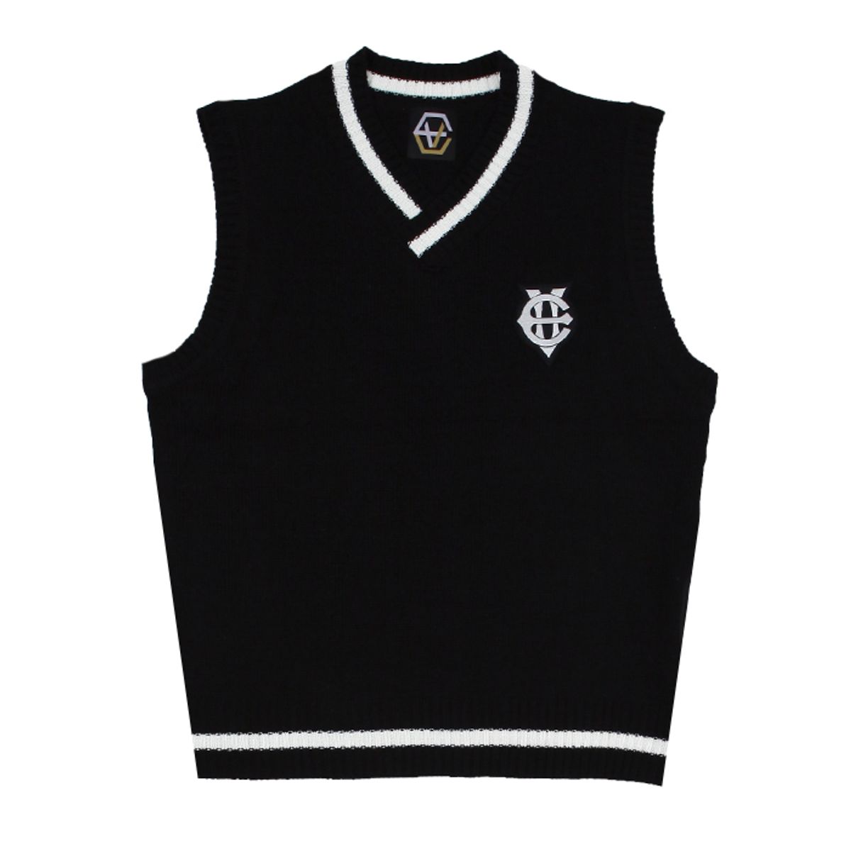 에잇볼륨(EIGHTVOLUME) EV Emblem Vest (Black)