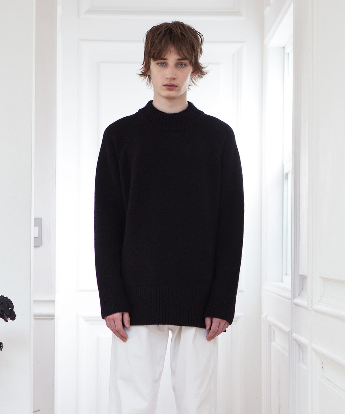 로얄위(THE ROYAL 'WE) ICELANDIC SWEATER BLACK