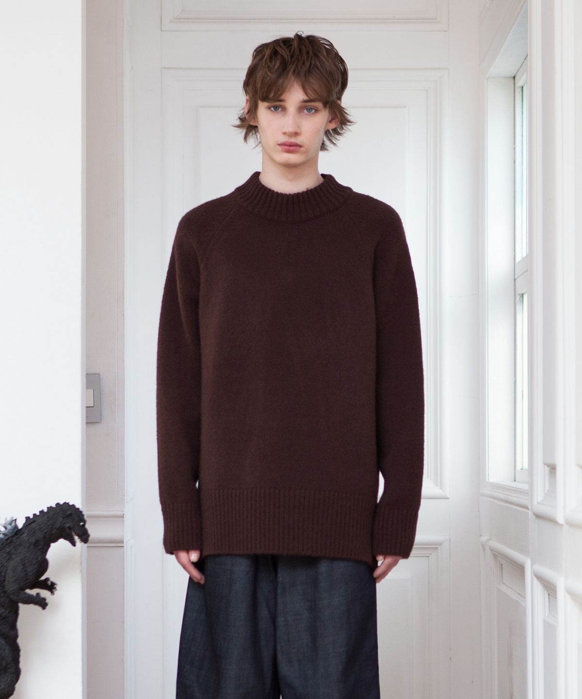 로얄위(THE ROYAL 'WE) ICELANDIC SWEATER BROWN