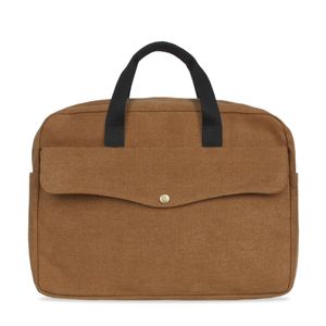 Brief Bag WAVE_Waxed Canvas ( Camel )