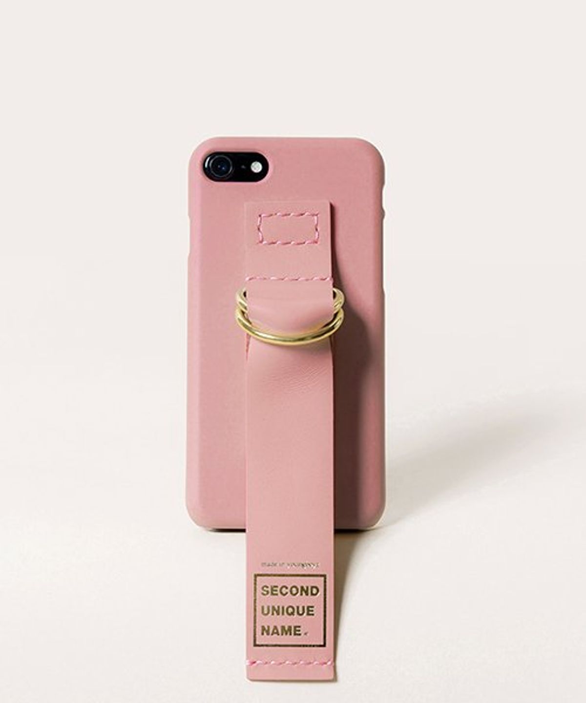 세컨드유니크네임(SECOND UNIQUE NAME) SUN CASE LEATHER INDIAN PINK