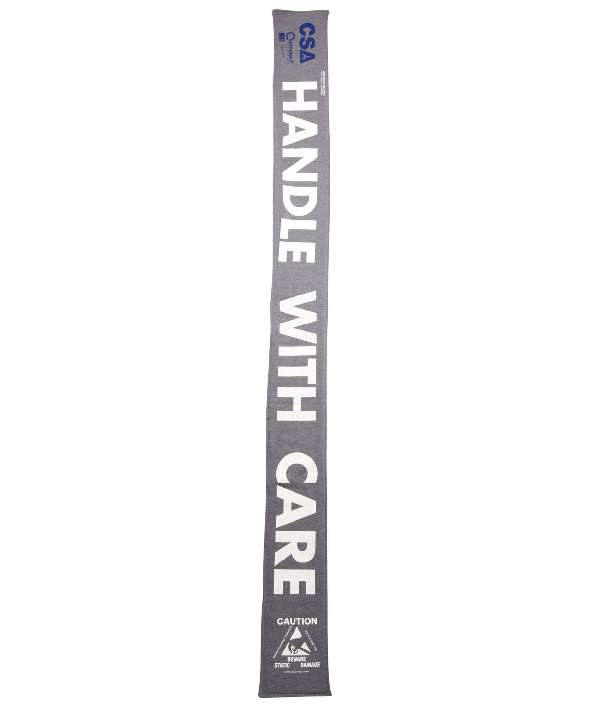 씨오엠이(COME) [UNISEX] Printed Fleece-Back Jersey Scarf (ASH)