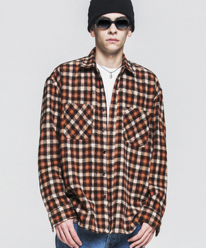 King Check Shirts - Brown