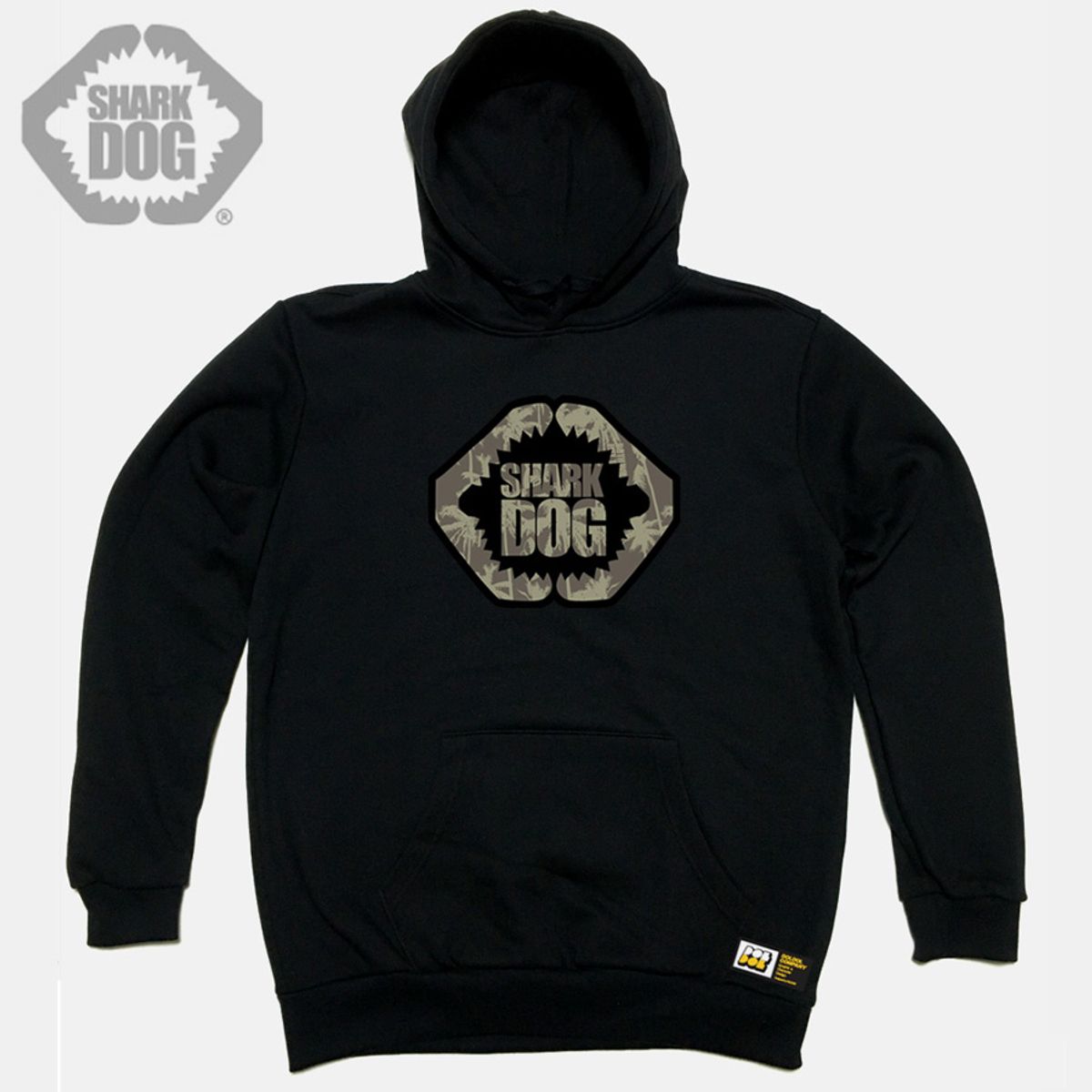 돌돌(DOLDOL) SHARK-DOG-HOODY-01 불독 상어 사크독 서퍼 서핑 캐릭터 후드티 후디