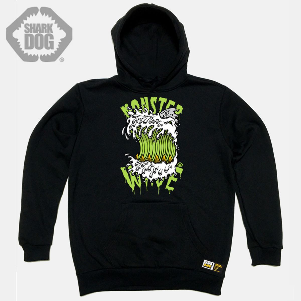 돌돌(DOLDOL) SHARK-DOG-HOODY-04 불독 상어 사크독 서퍼 서핑 캐릭터 후드티 후디
