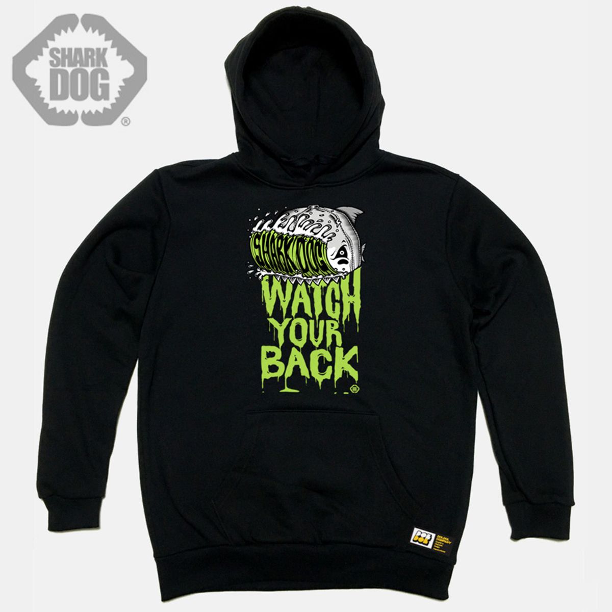 돌돌(DOLDOL) SHARK-DOG-HOODY-05 불독 상어 사크독 서퍼 서핑 캐릭터 후드티 후디