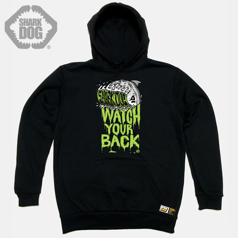 SHARK-DOG-HOODY-05 불독 상어 사크독 서퍼 서핑 캐릭터 후드티 후디