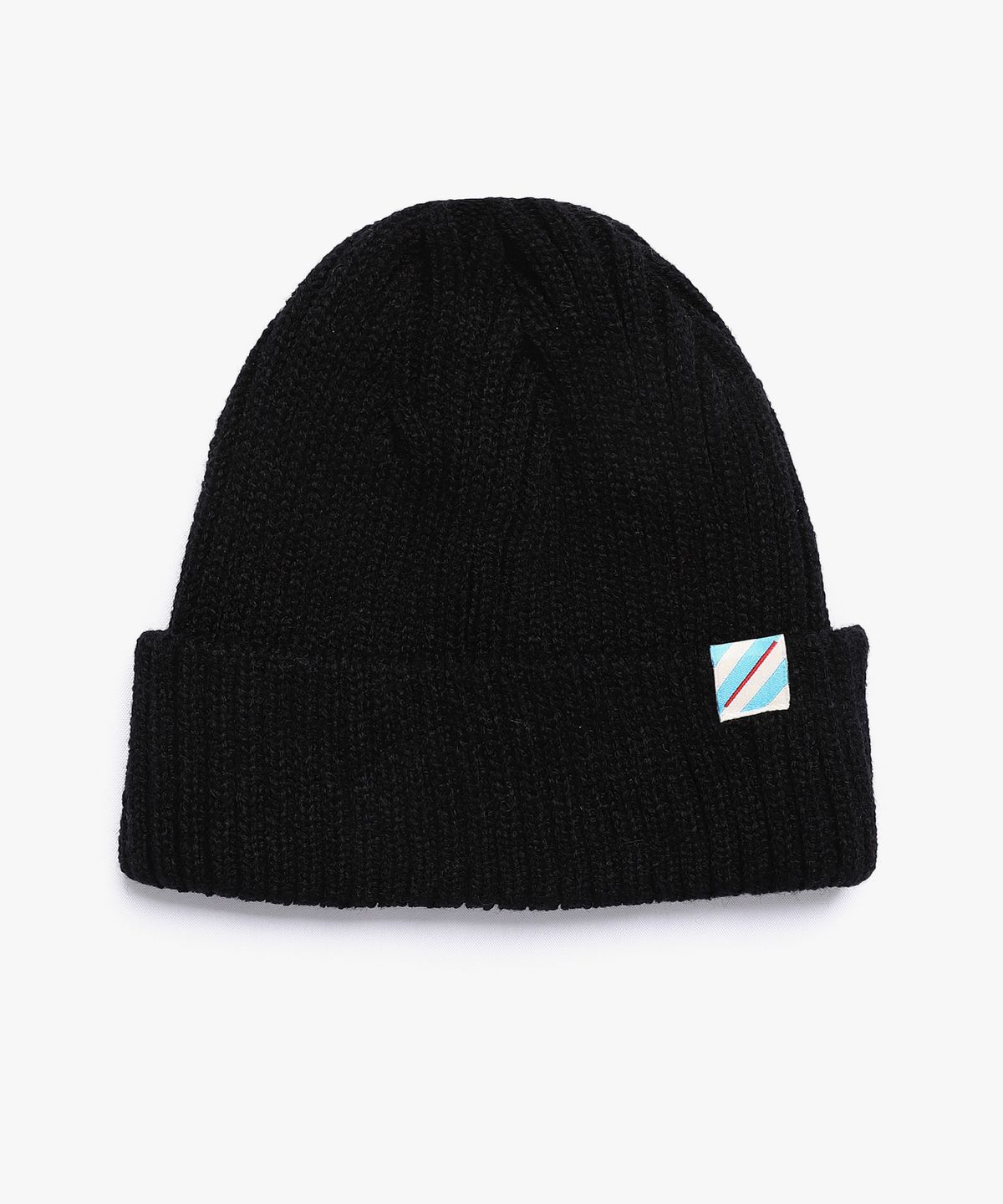 피스메이커(PIECE MAKER) SLASH LOGO BEANIE (BLACK)