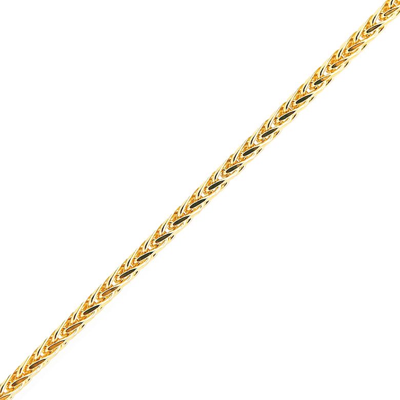 웻지 체인  (1.6 mm) - GOLD