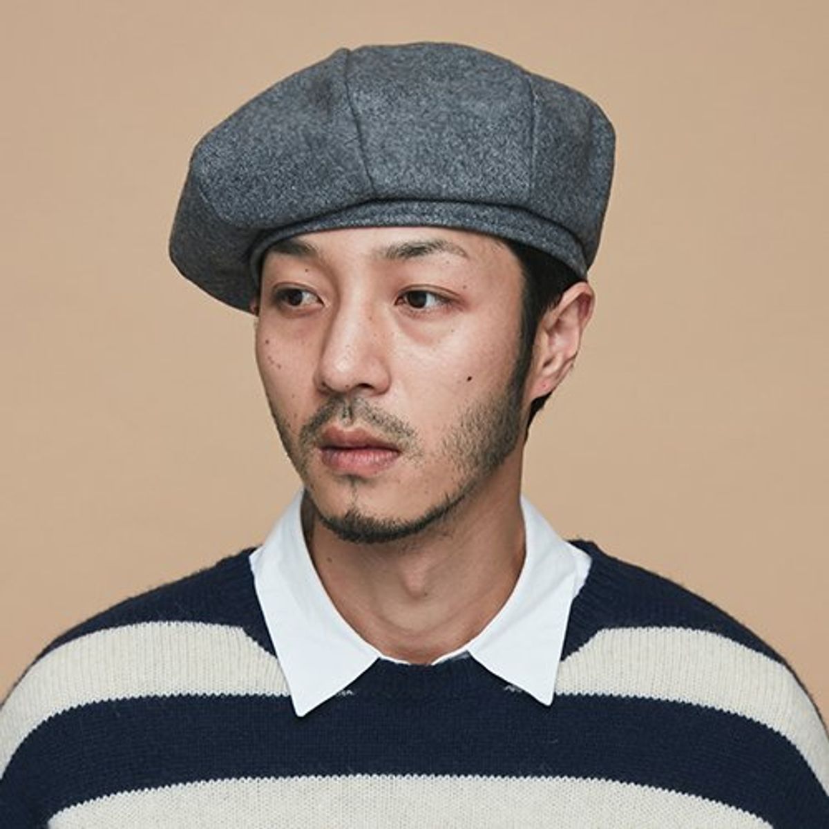 밀리어네어햇(MILLIONAIRE HATS) octangle beret [GRAY]