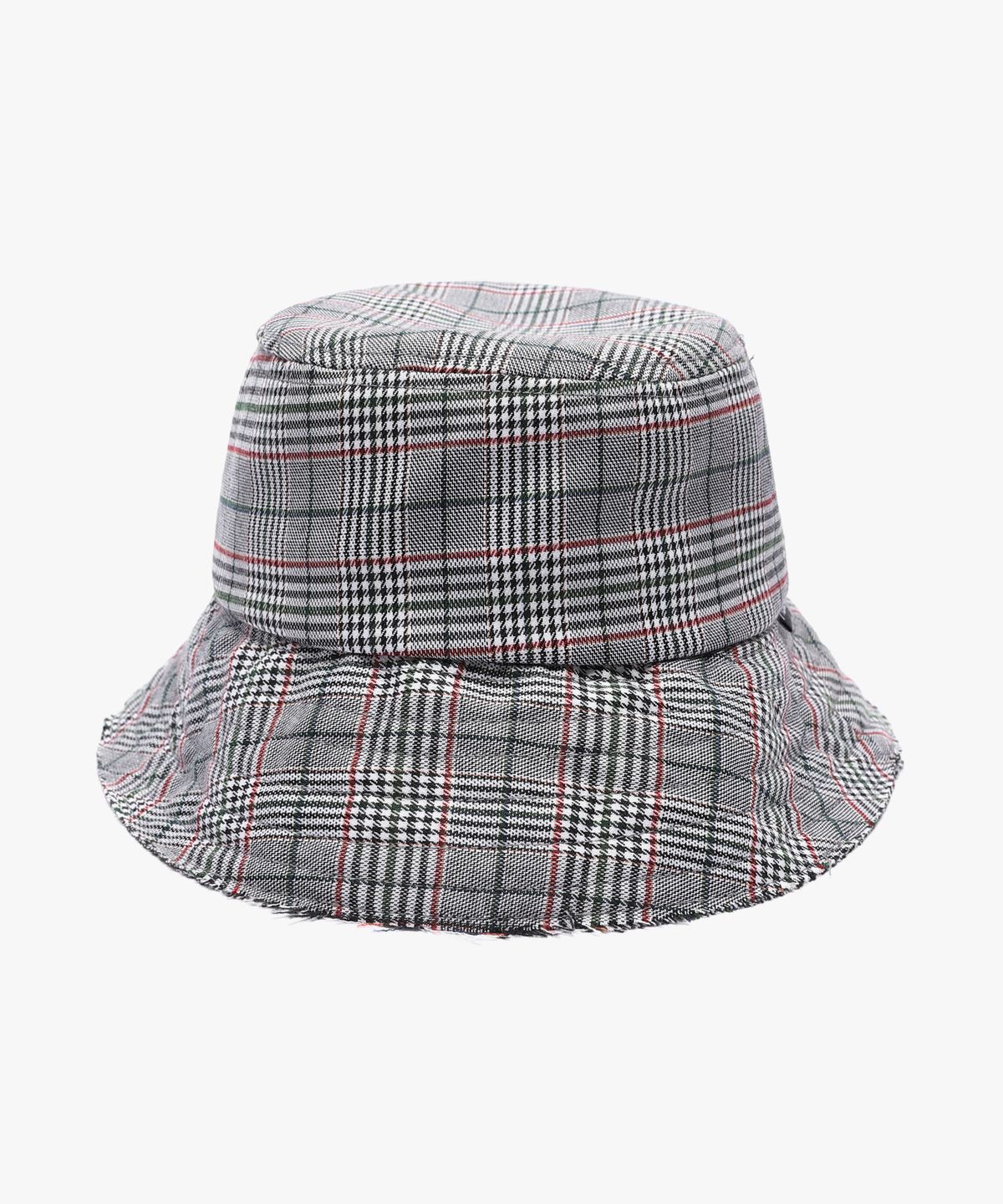피스메이커(PIECE MAKER) GLEN CHECK BUCKET (GREY)