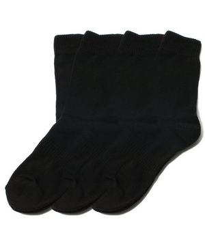 [3팩] 1257 에슬레틱 블랙 삭스