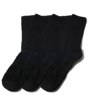 [3팩] 4105 베이직 블랙 삭스