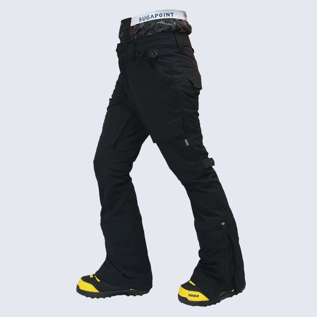 슈가포인트(SUGAPOINT) 여자 슬림핏 보드 팬츠 RIDER 59 SLIM WP - BLACK