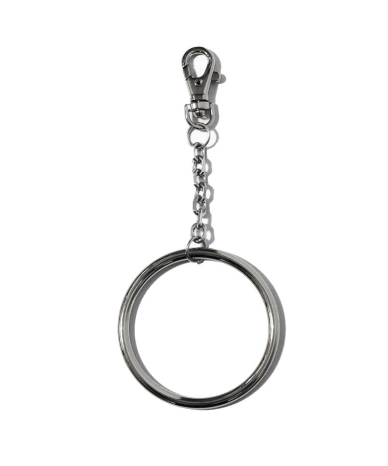 Ring loop pants chain _ silver