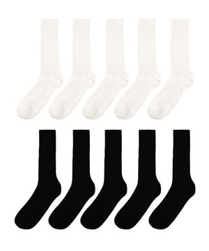 [5팩] 남성용 베이직 골지 슬림 립삭스